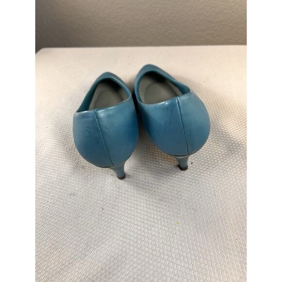 Vintage 1990’s Talons Premier Collections‎ Flex Sole Blue Heels Sz 7.5 - Picture 6 of 13